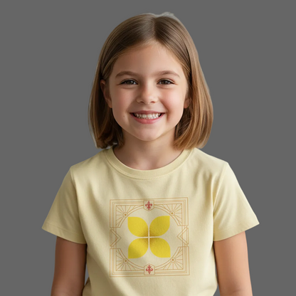 Premium Organic Shirt Kids/ Eckige Eleganz