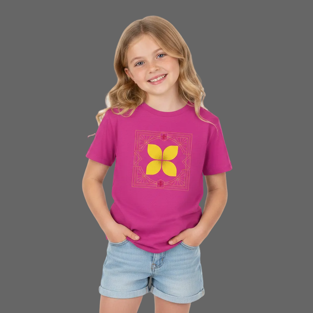 Premium Organic Shirt Kids/ Eckige Eleganz