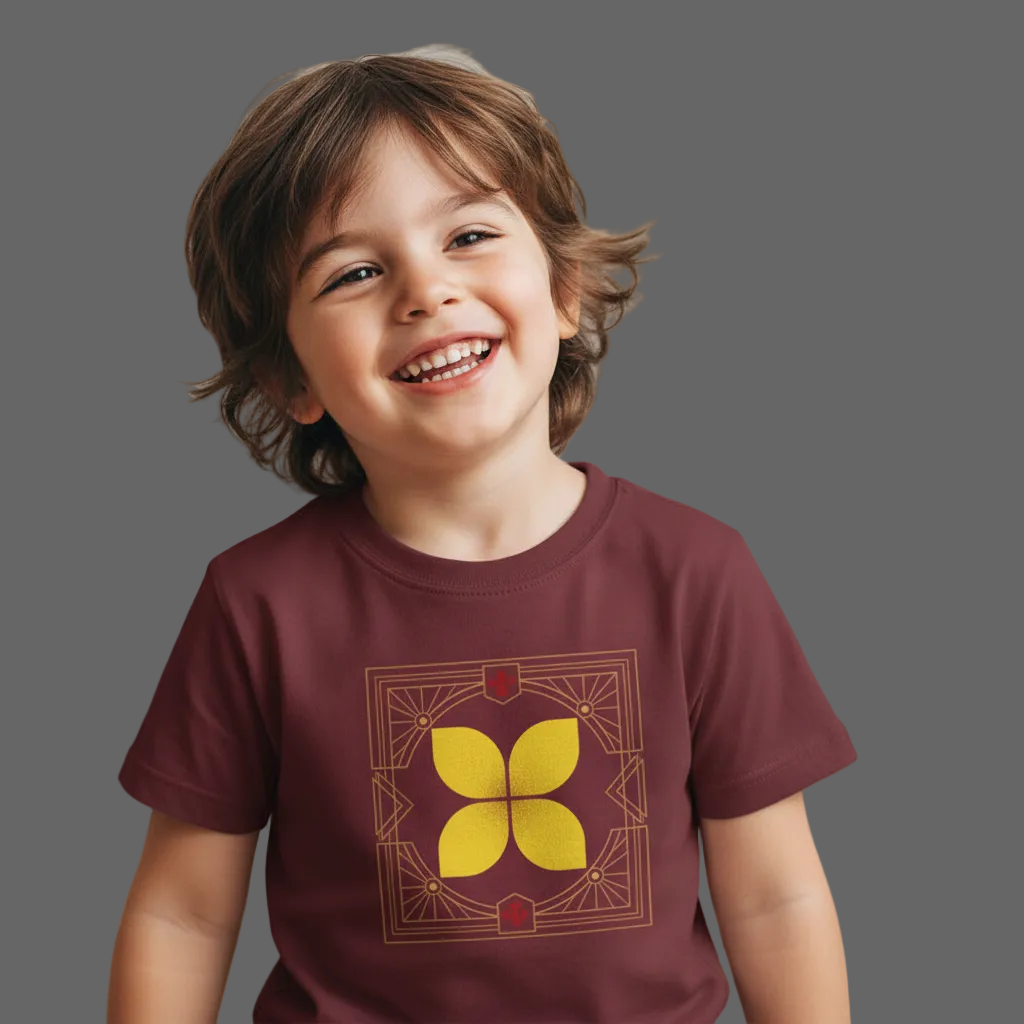 Premium Organic Shirt Kids/ Eckige Eleganz