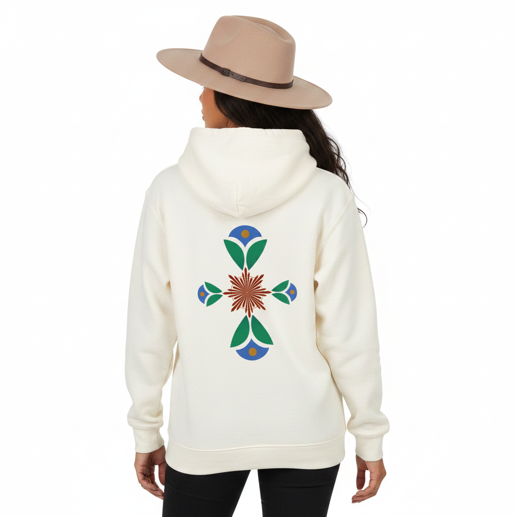 HigherBlanks Premium Hoodie/ Geometrischer Traum