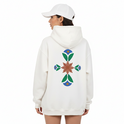 VACANCY Oversized Hoodie/ Geometrischer Traum