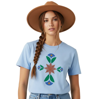 Premium Organic Shirt Women/ Geometrischer Traum