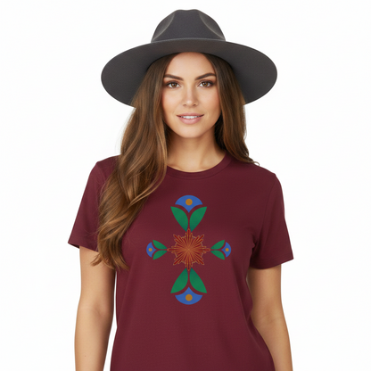 Premium Organic Shirt Women/ Geometrischer Traum