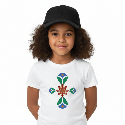 Premium Organic Shirt Kids/ Geometrischer Traum