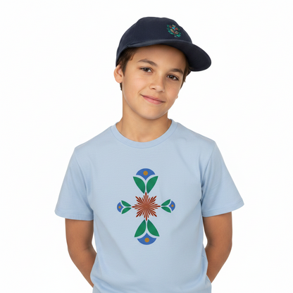 Premium Organic Shirt Kids/ Geometrischer Traum