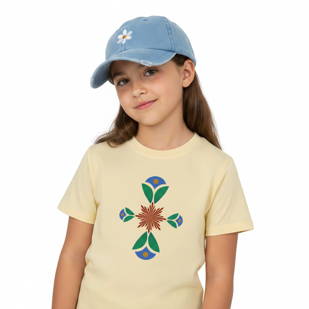 Premium Organic Shirt Kids/ Geometrischer Traum