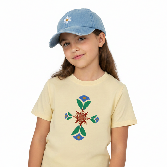 Premium Organic Shirt Kids/ Geometrischer Traum