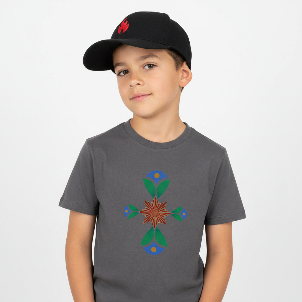 Premium Organic Shirt Kids/ Geometrischer Traum