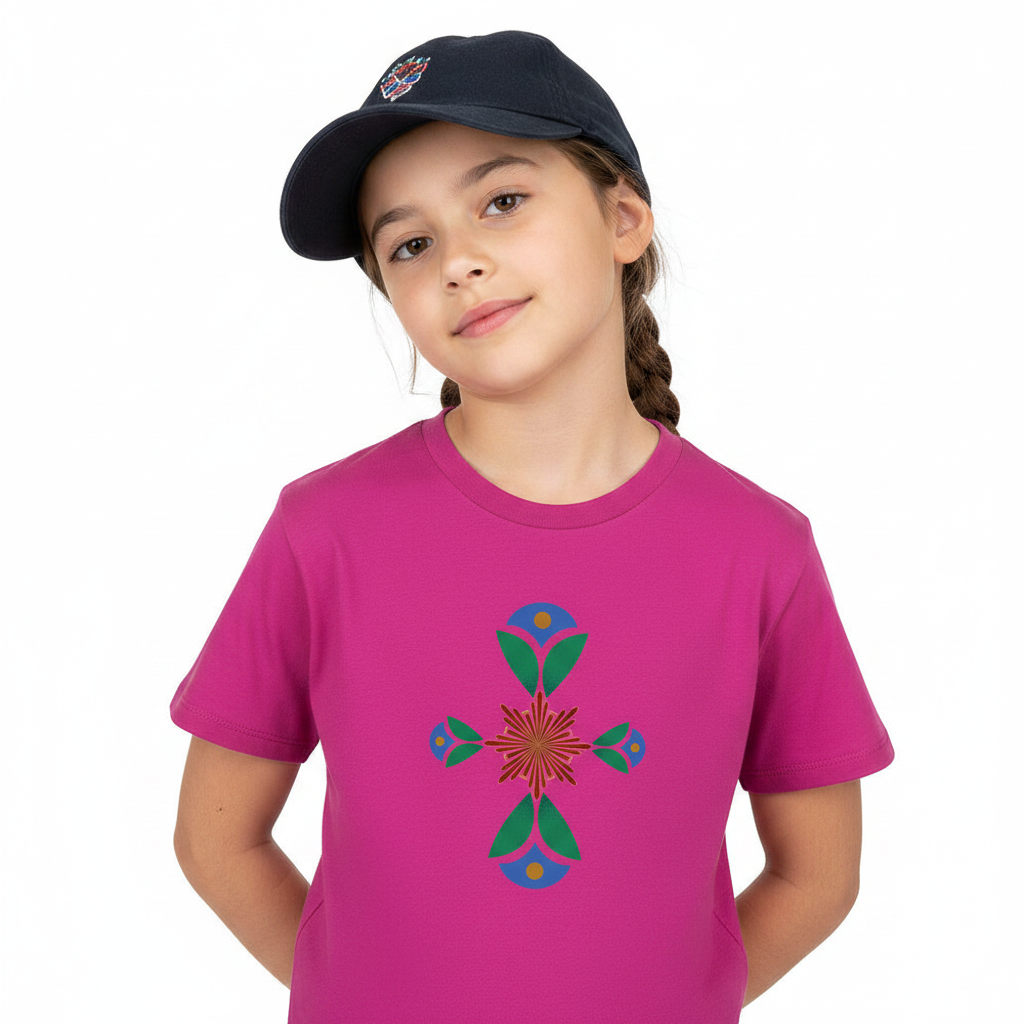 Premium Organic Shirt Kids/ Geometrischer Traum