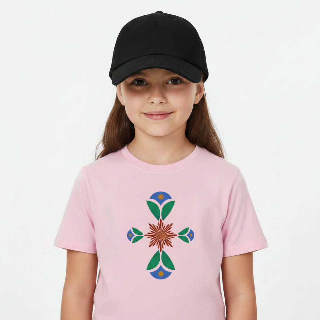 Premium Organic Shirt Kids/ Geometrischer Traum