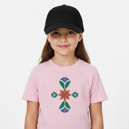 Premium Organic Shirt Kids/ Geometrischer Traum