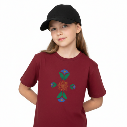 Premium Organic Shirt Kids/ Geometrischer Traum