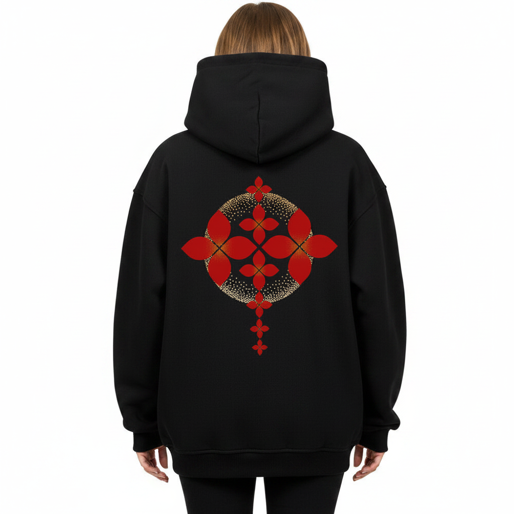 VACANCY Oversized Hoodie/ Sternenblüte