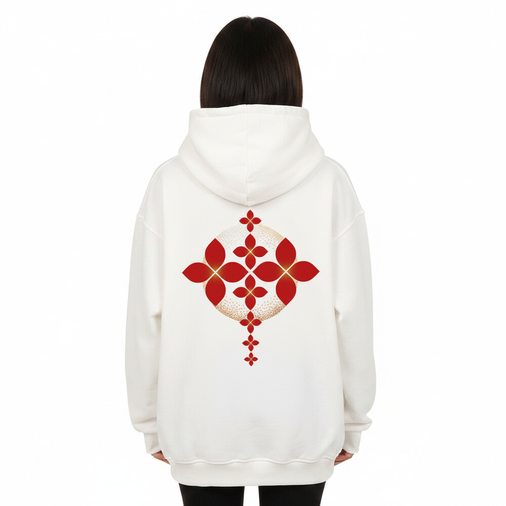 VACANCY Oversized Hoodie/ Sternenblüte