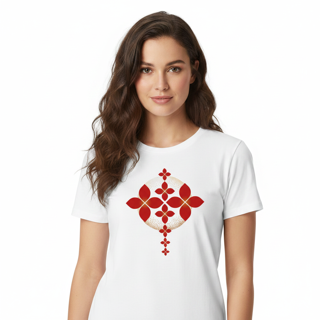 Premium Organic Shirt Women/ Sternenblüte