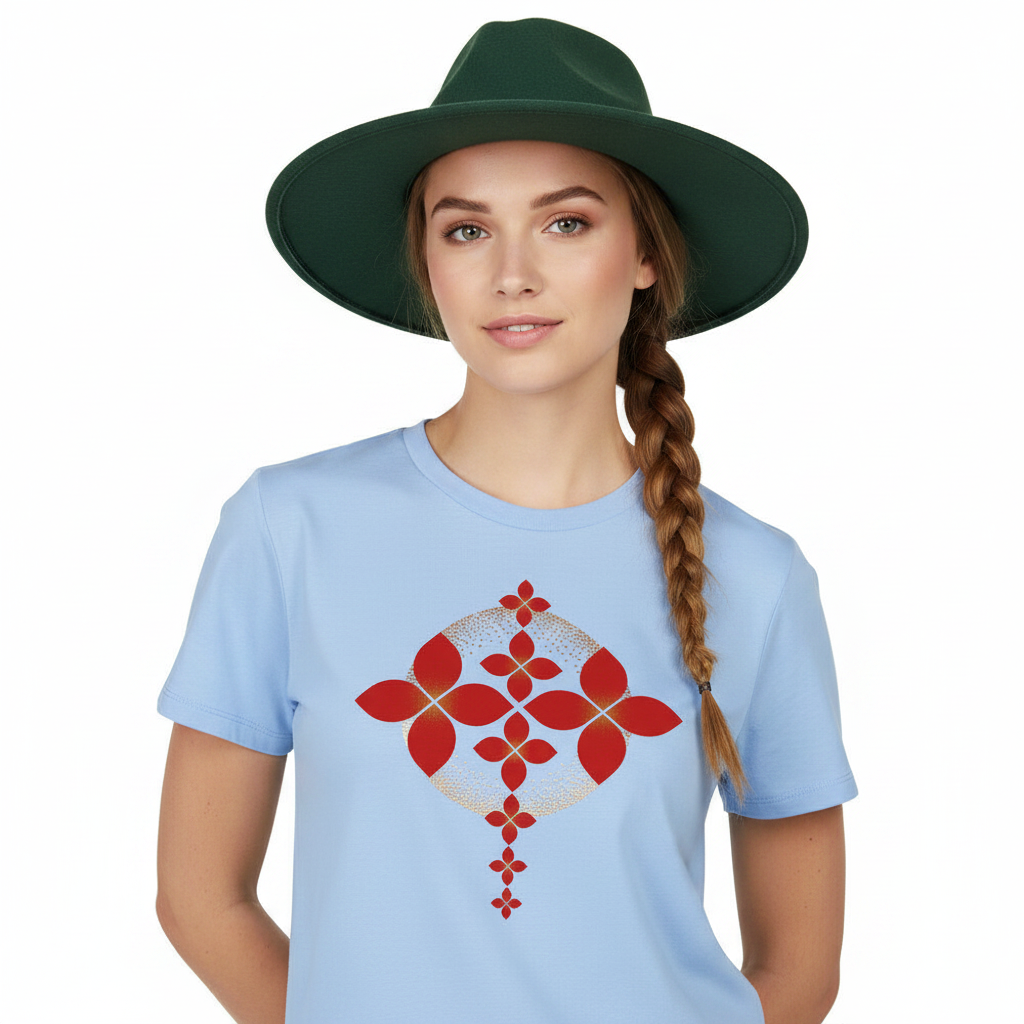 Premium Organic Shirt Women/ Sternenblüte