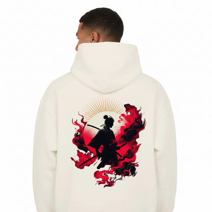 VACANCY Oversized Hoodie / Samurai-Mythos