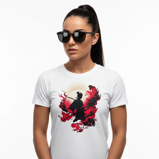 Premium Organic Shirt Women / Samurai-Mythos
