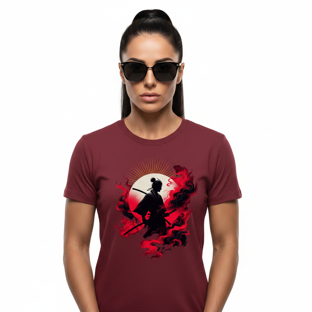 Premium Organic Shirt Women / Samurai-Mythos