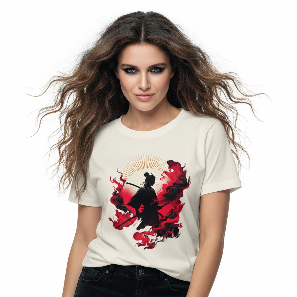 Premium Organic Shirt Women / Samurai-Mythos