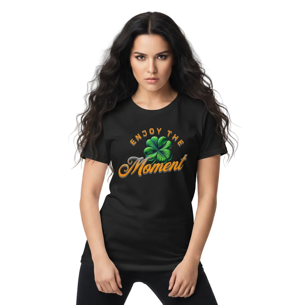 Premium Organic Shirt Women / ENJOY THE MOMENT