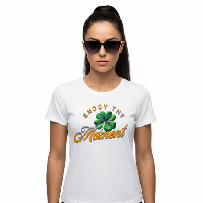 Premium Organic Shirt Women / ENJOY THE MOMENT
