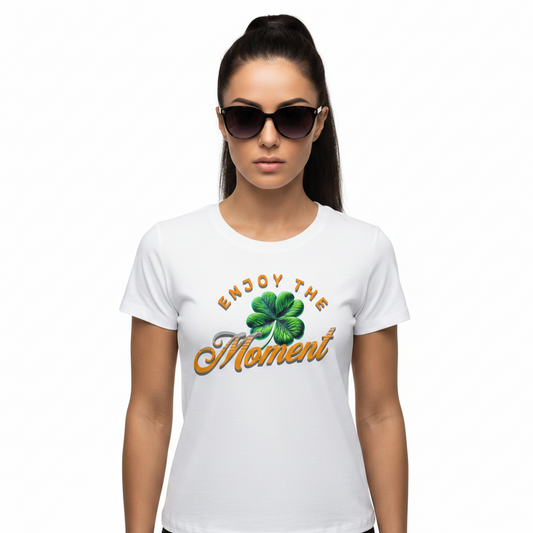 Premium Organic Shirt Women / ENJOY THE MOMENT