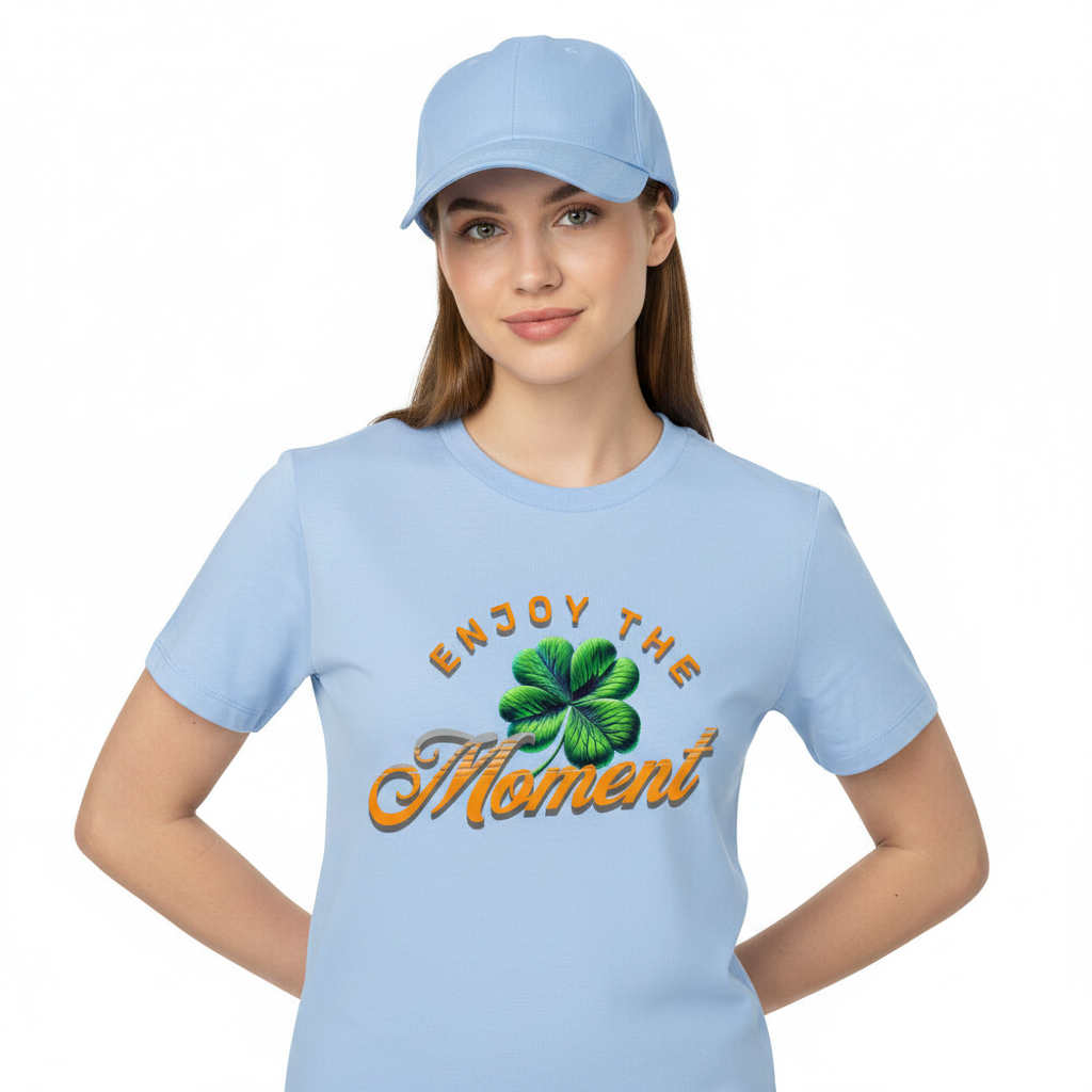 Premium Organic Shirt Women / ENJOY THE MOMENT