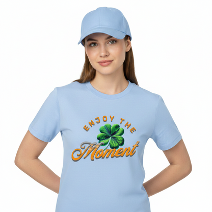 Premium Organic Shirt Women / ENJOY THE MOMENT