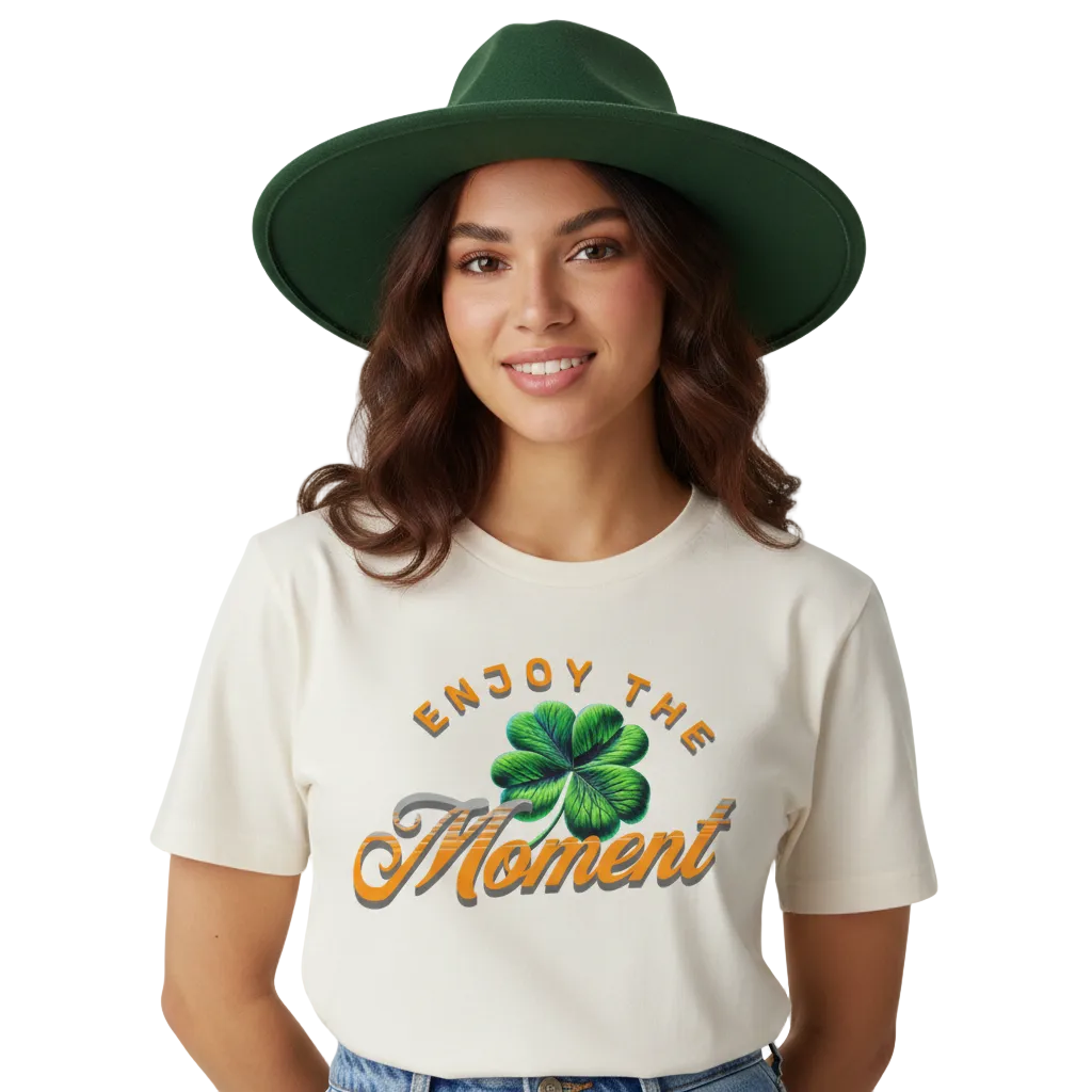 Premium Organic Shirt Women / ENJOY THE MOMENT