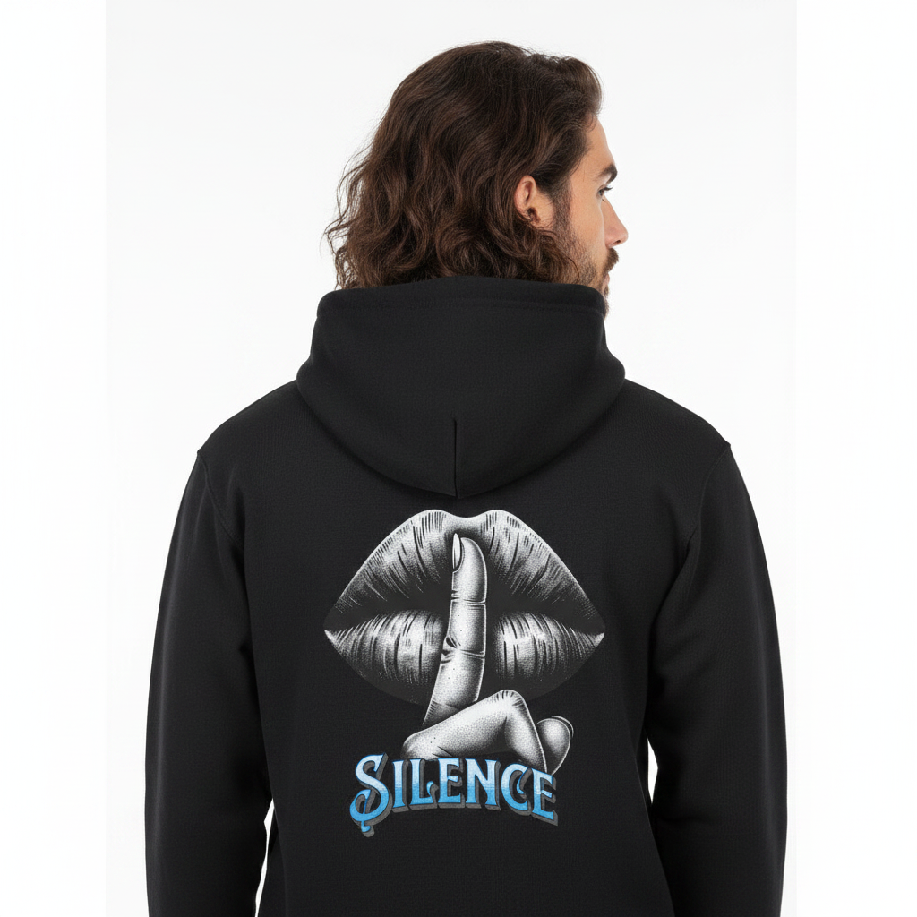 HigherBlanks Premium Hoodie / Silence