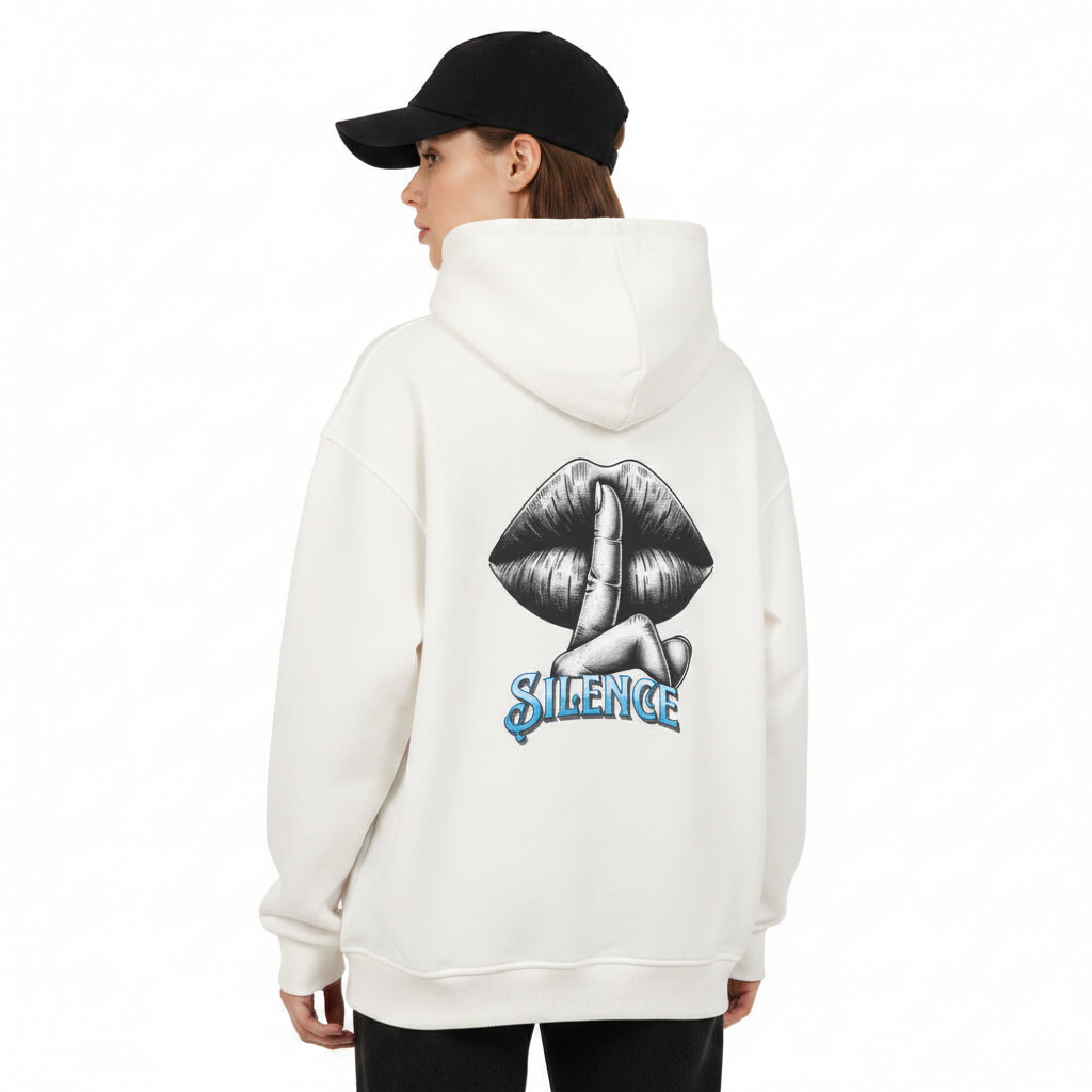 VACANCY Oversized Hoodie / Silence