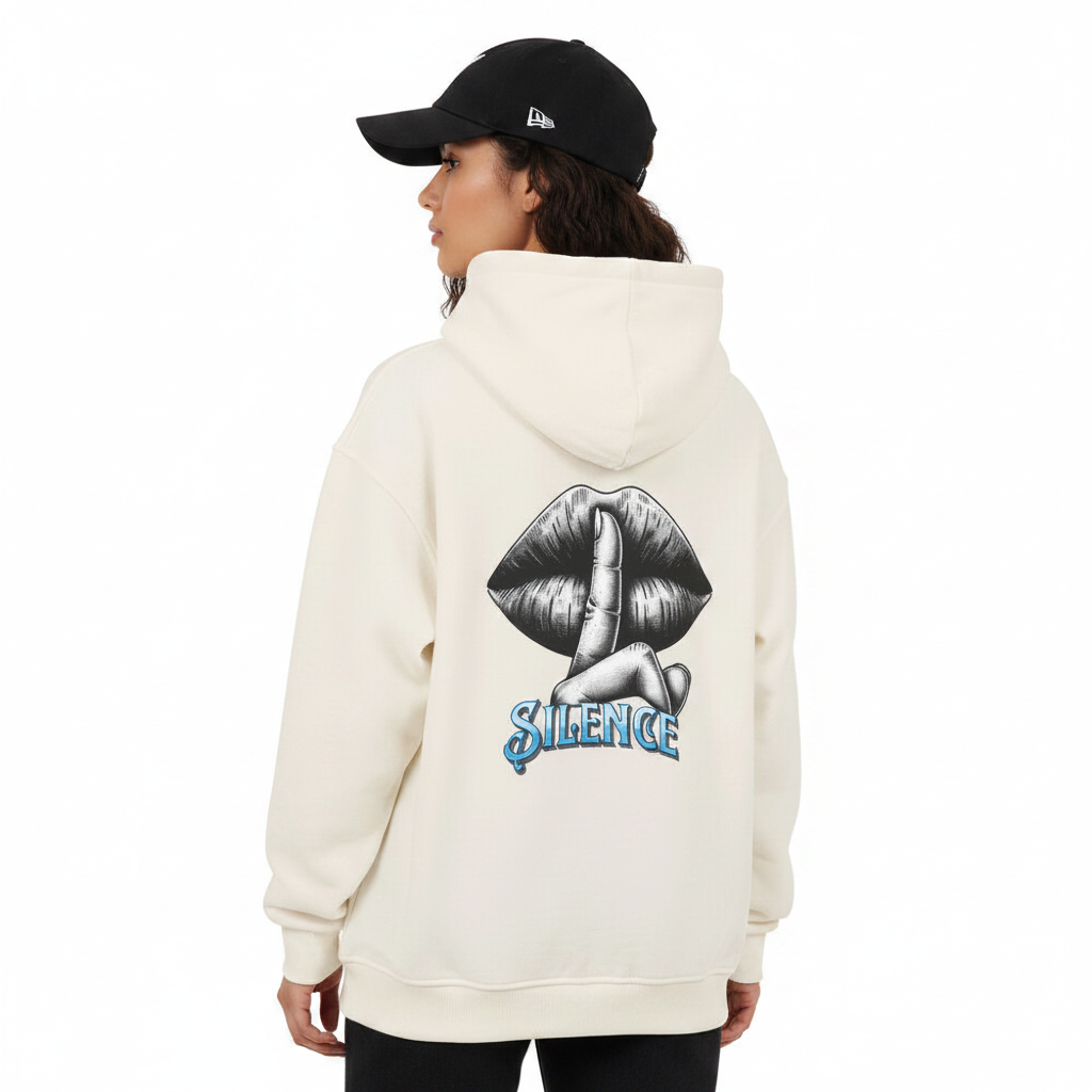 VACANCY Oversized Hoodie / Silence