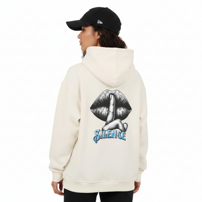 VACANCY Oversized Hoodie / Silence