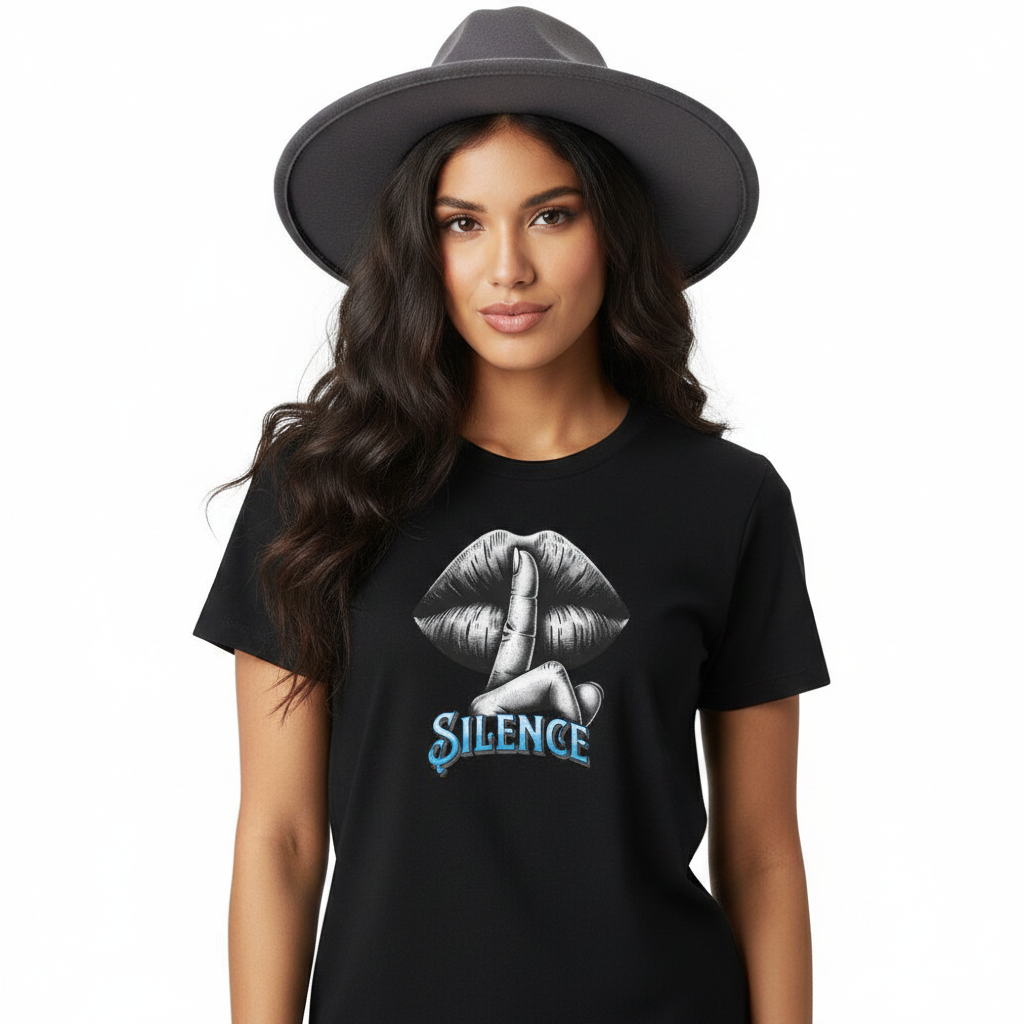 Premium Organic Shirt Women / Silence