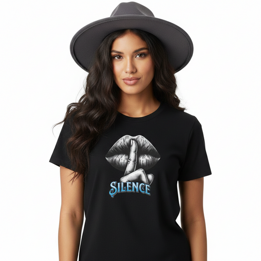 Premium Organic Shirt Women / Silence