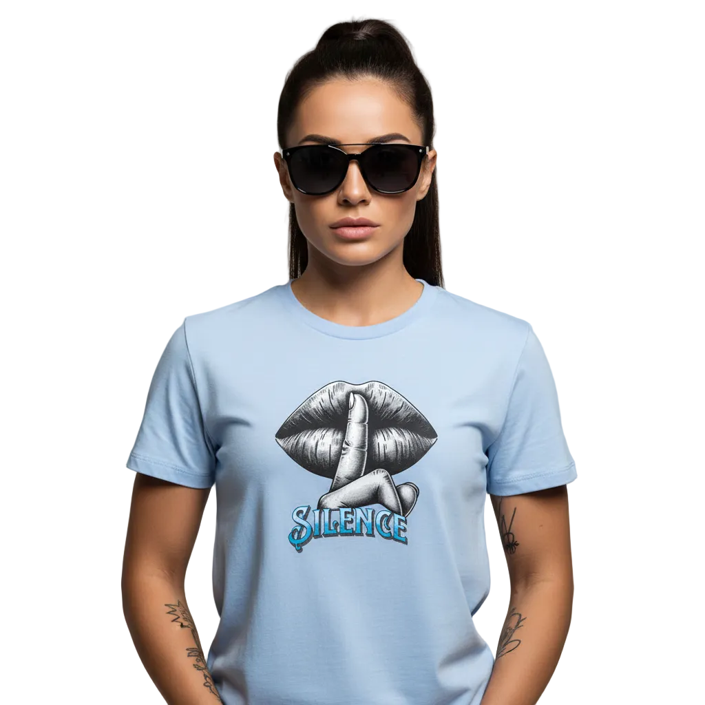 Premium Organic Shirt Women / Silence