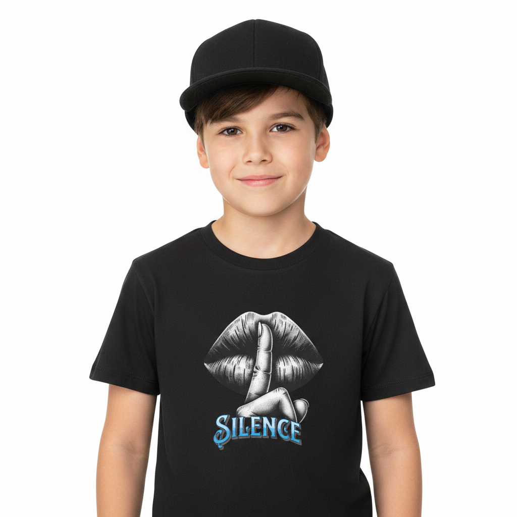 Premium Organic Shirt Kids / Silence