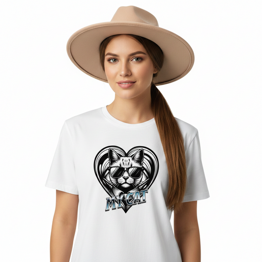 Premium Organic Shirt Women/ CatLove