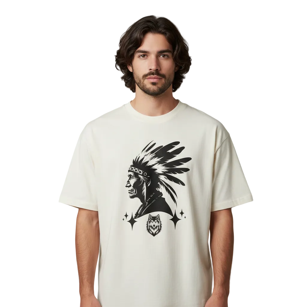 VACANCY Oversized Shirt /Wolfsgeflüster & Indianerherz