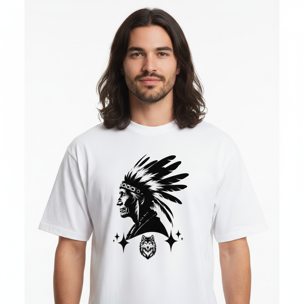 Premium Organic Oversize Blast/Wolfsgeflüster & Indianerherz