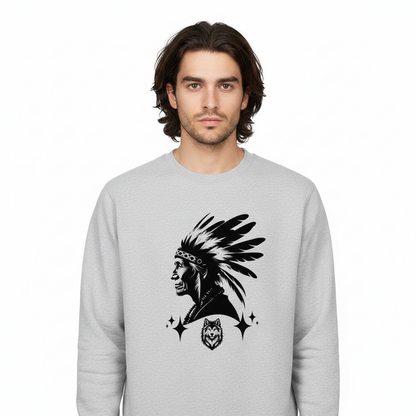 Classic Sweatshirt/Wolfsgeflüster & Indianerherz