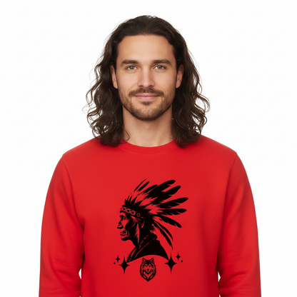 Classic Sweatshirt/Wolfsgeflüster & Indianerherz