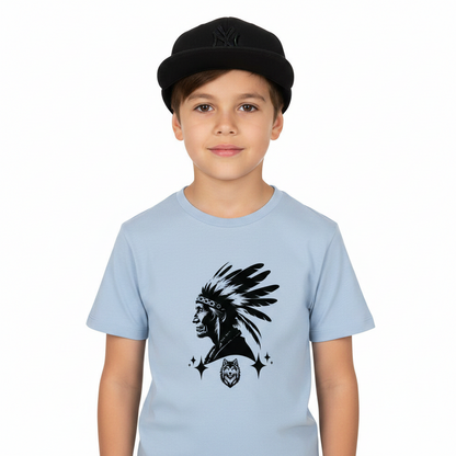 Premium Organic Shirt Kids/Wolfsgeflüster & Indianerherz