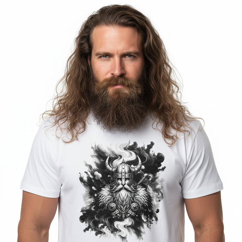 HigherBlanks Premium T-Shirt / Cloud Viking