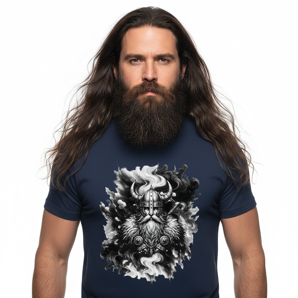 HigherBlanks Premium T-Shirt / Cloud Viking