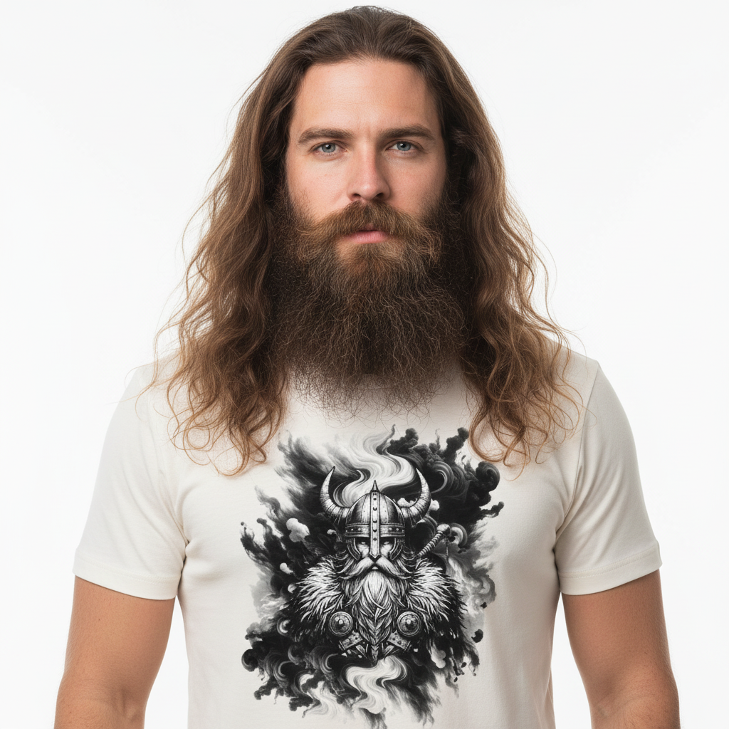 HigherBlanks Premium T-Shirt / Cloud Viking