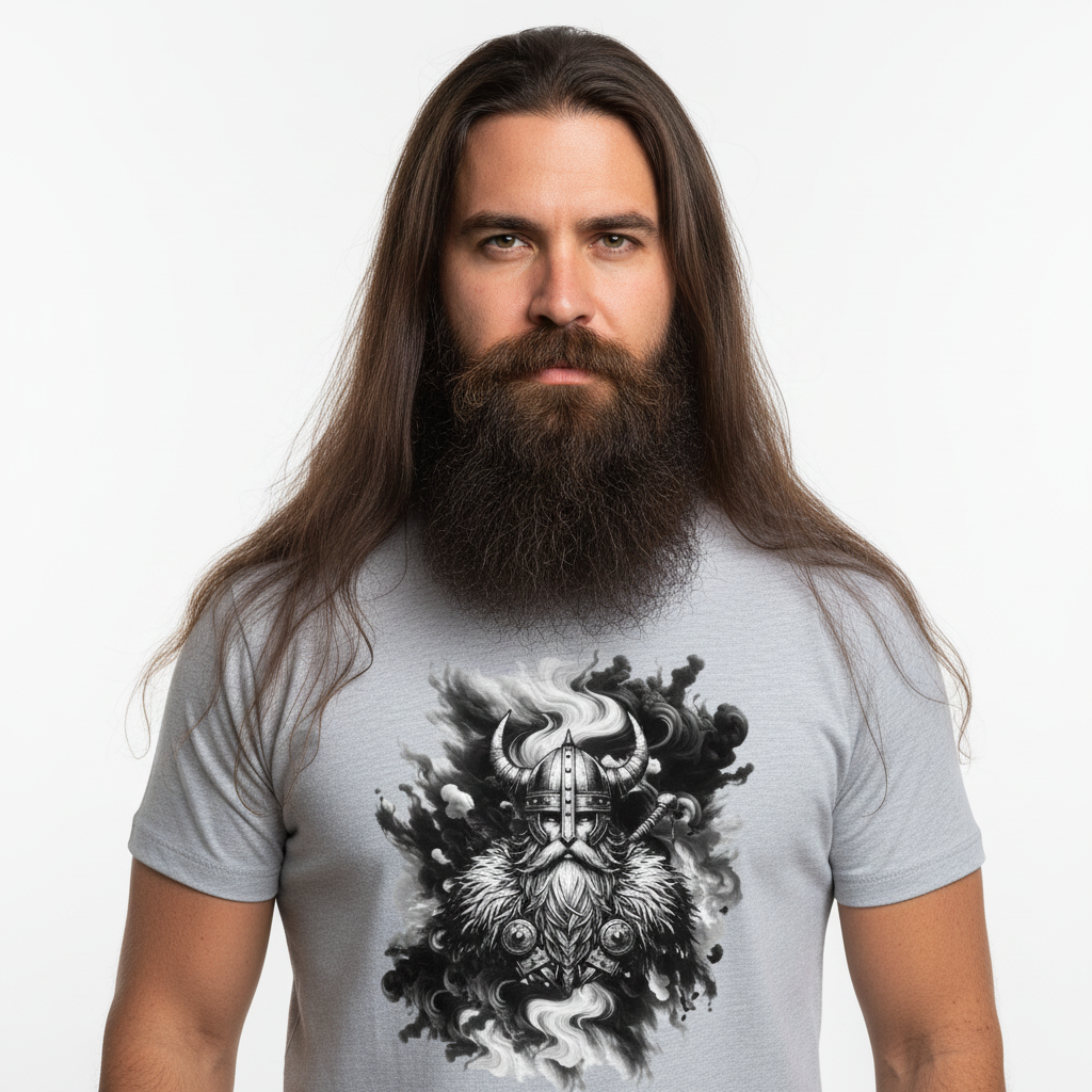 HigherBlanks Premium T-Shirt / Cloud Viking