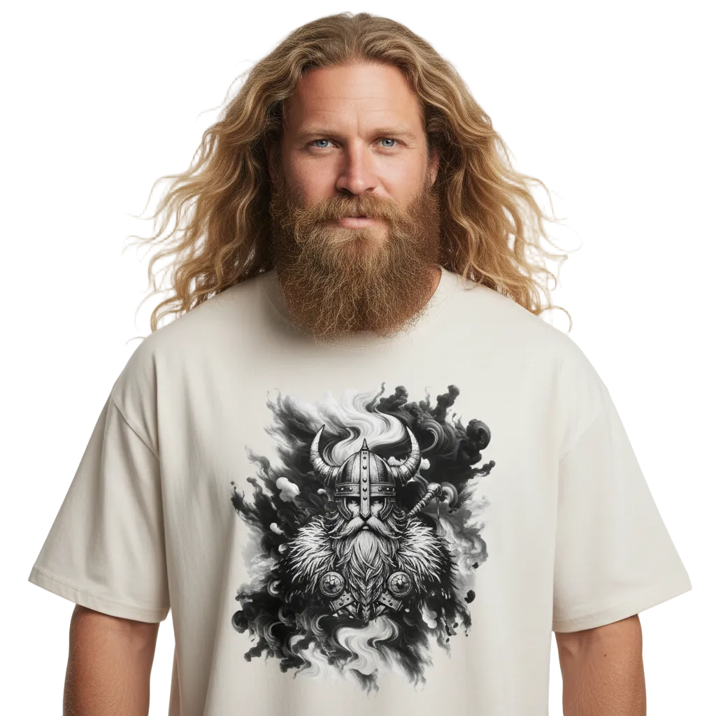 VACANCY Oversized Shirt / Cloud Viking