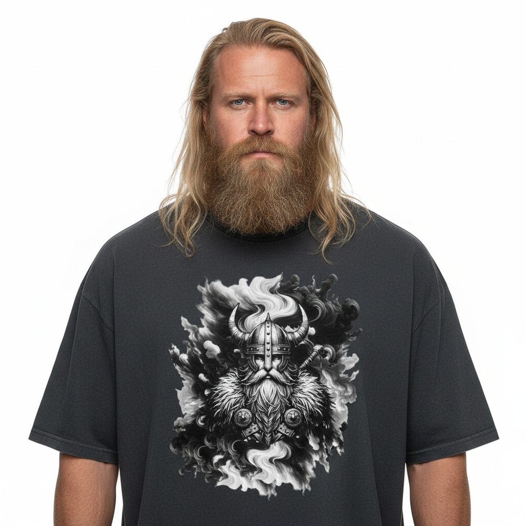 VACANCY Oversized Shirt / Cloud Viking